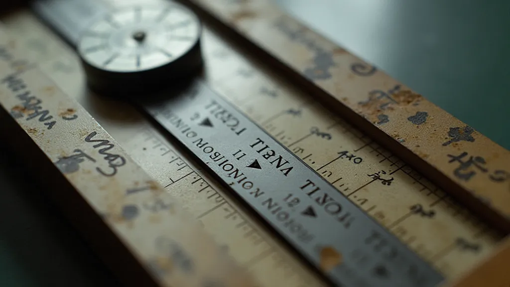 Worn Pickett Slide Rule