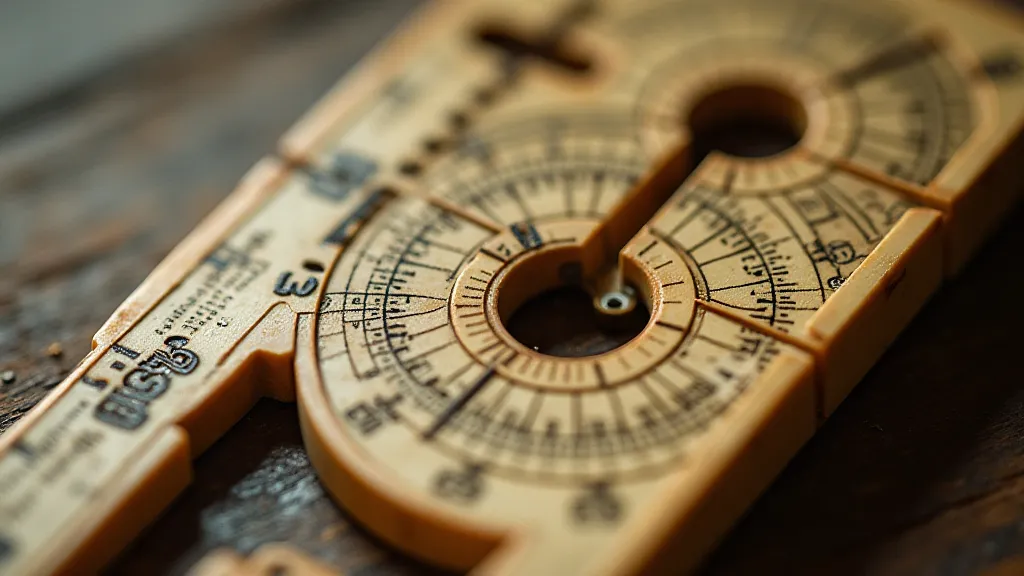 Disassembled Pickett Slide Rule
