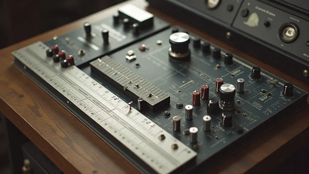 Slide rule and mixing console design comparison