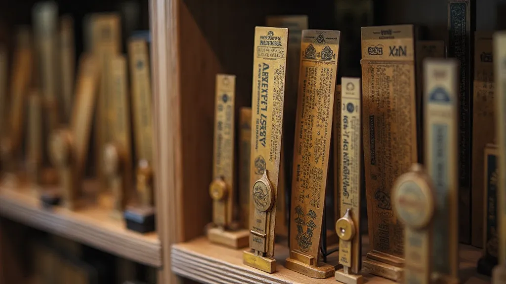 Vintage slide rule collection